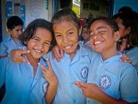 Students in Samoa